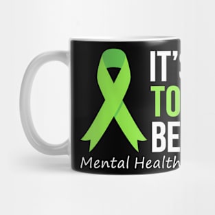 Mental Health Awareness Ribbon Mug